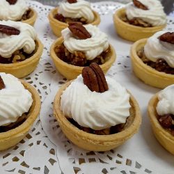 Pecan Rose Mascarpone Tartlets