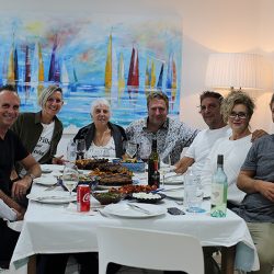 A great dinner for a lovely family reunion.